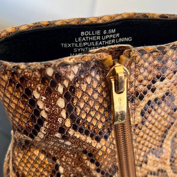 Steven by Steve Madden Snakeskin Booties - Picture 3 of 4